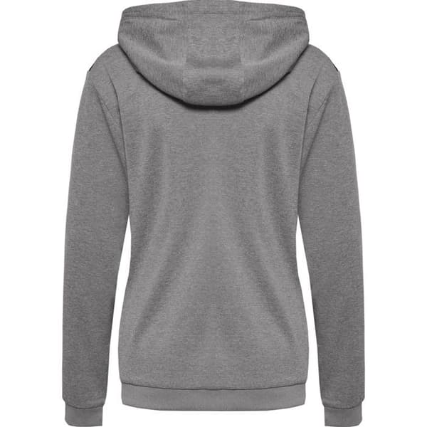 Hummel Authentic - grå zip hoodie i polyester för kvinnor grå XL