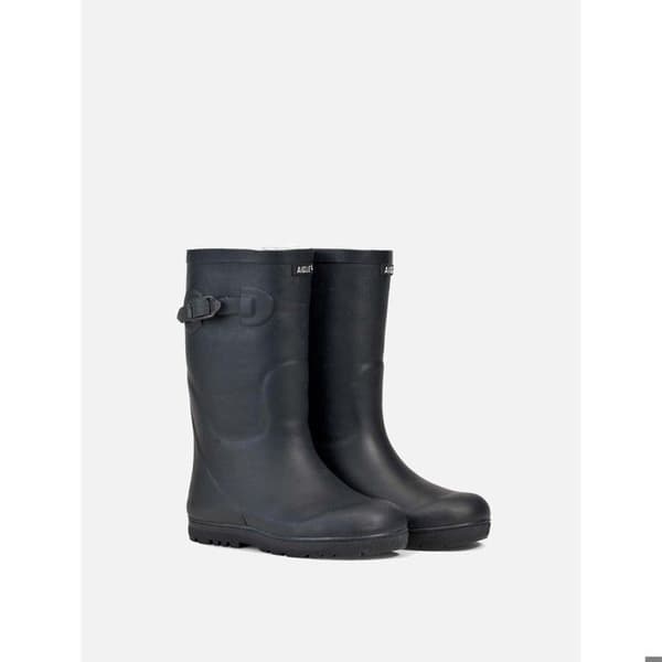 Barnregnstövlar Aigle Woody-pop Fur 2 Marin 29