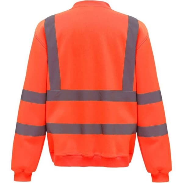 Högsynlighetsarbetströja Yoko - Orange Apelsin S
