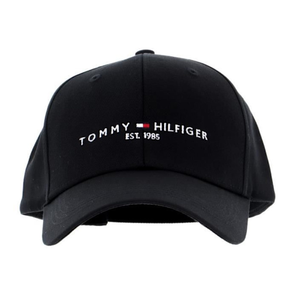 Keps - TOMMY HILFIGER - TH Established - Svart - 100% bomull - Justerbar Svart (svart) M/L