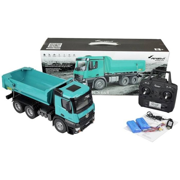 Amewi 22533 Mercedes Benz Arocs 2651 Elektrisk RC Truck Ready to Run (RtR) med batteri och laddare -