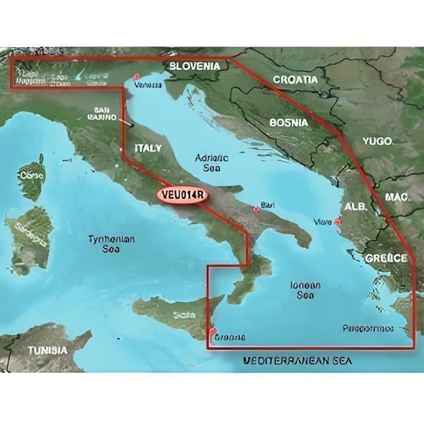 Garmin BlueChart&reg; g3 Vision&reg; HD - VEU014R - Italien, Adriatiska havet - microSD&trade;-SD&trade;
