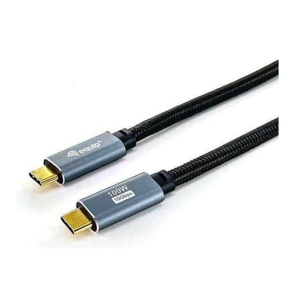 USB-C 3.2 till USB-C Gen2 4K PD100W St/St 3 m