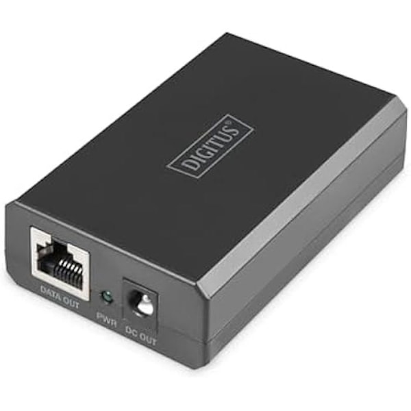 DIGITUS PoE++ fördelare - Gigabit - IEEE802.3at/BT - 51W Utgångseffekt - 10/100/1000 Mbit/s - Utspänning