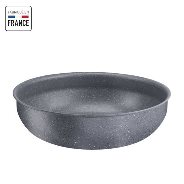 TEFAL INGENIO Natural Force Wok 26 cm, Induktion, Non-stick, Staplingsbar, Tål diskmaskin, Tillverkad i Frankrike L3967702 Grå