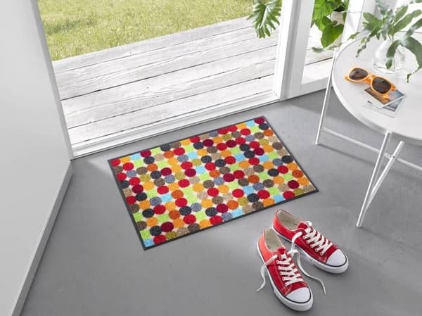 Dörrmatta - Mikado Dots - Tvättbar - Halkfri - 60x40 cm