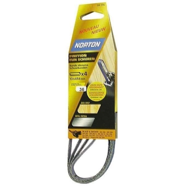 Band för elfil - set om 4 - korn 36 -13x454 mm Grön