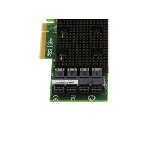 PCIe 3.1 SAS + SATA + NVMe 12GB 16 internt styrkort. OEM modell 9400-16i