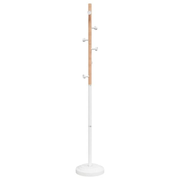 Vit hängare vit 177 cm pulverbelagt järn Vit