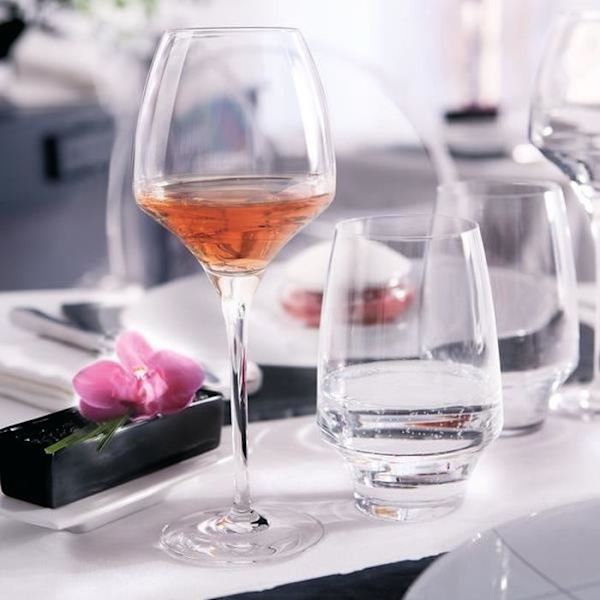 6 rödvinsglas 55cl Open Up - Chef&Sommelier - Kristallin originaldesign 30% mer motståndskraftig Transparent