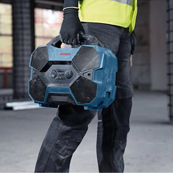 Trådlös Bluetooth-högtalare - BOSCH PROFESSIONAL - GPB 18V-6 C - Bluetooth 5.4 - Multi-Högtalar Ljud - USB-C
