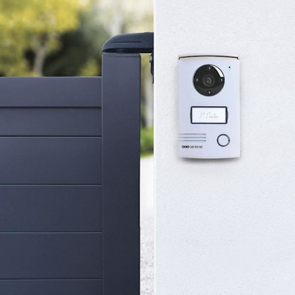 SCS SENTINEL VisioDoor 4.3+ trådbunden videointercom med 4,3" pekskärm och mörkerseende - 5 års garanti Grå