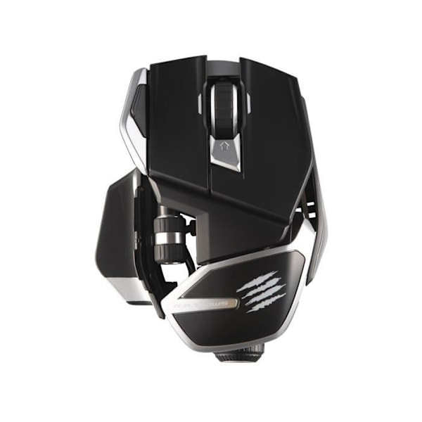 Madcatz R.A.T. DWS trådlös spelmus - Lång batteritid - 16000 DPI Bluetooth Gamer Mouse - 14 programmerbara knappar Grå