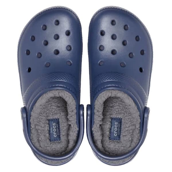 Herrskor - CROCS - Classic Lined Clog - Blå - Mjuk foder - Optimal komfort Blå 36
