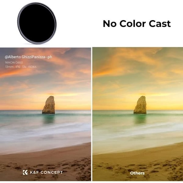 ND1000-filter - KF Concept - Nano-X - 77 mm - 10 stopp - Multiresistent beläggning