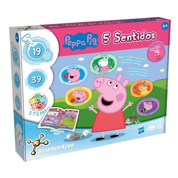 Spel - SCIENCE4YOU - Peppa 5 Sinnen - Från 4 år - Flerfärgad - Både för tjejer och killar Flerfärgad