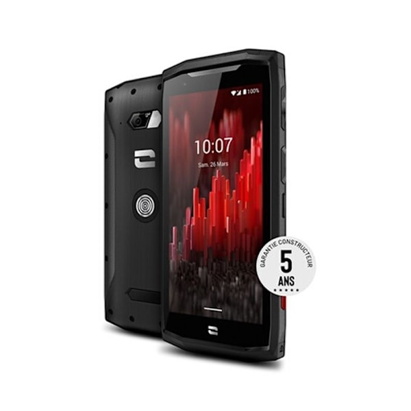 TELEFON, Smartphone, GSM/GPRS/EDGE/UMTS/HSDPA, Crosscall, Crosscall Corem5 4+64go utan laddare Hörsnäcka Egenskaper tum