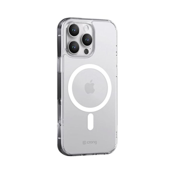 Skyddsskal - Crong - Clear MAG Cover - Transparent - Semi-hård - iPhone 16 Pro Max transparent