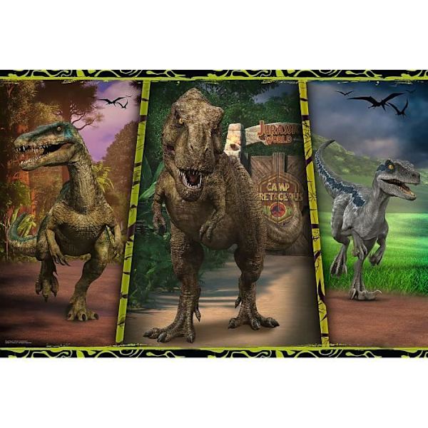 Jurassic World Super Shapes XL 104 element pussel
