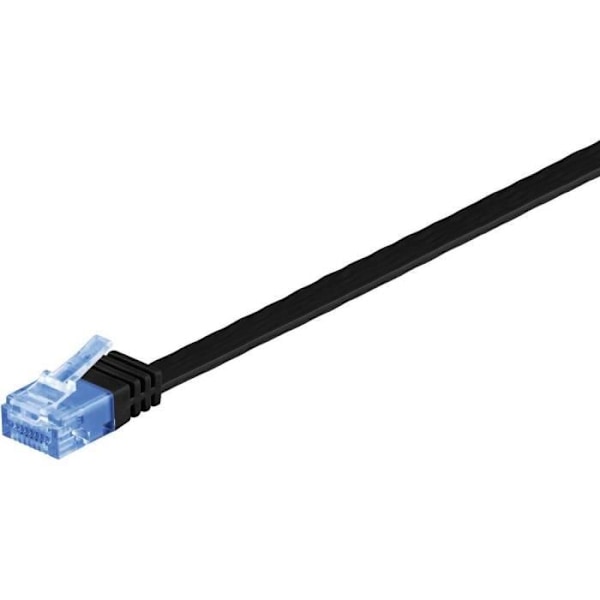 RJ45 nätverk Kabel CAT 6A U / UTP 10,00 m svart