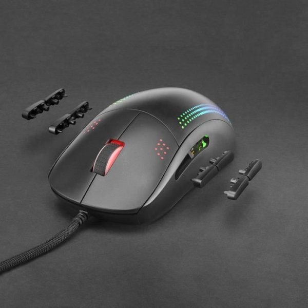 Mars Gaming MMPRO Svart - Ultralätt Ambidextrous Mus - RGB Chroma - 32K DPI Optisk Svart