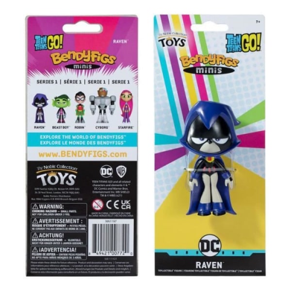 Teen Titans Go! Bendyfigs Raven flexibel figur 9 cm