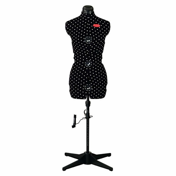 Skyltdocka - Prym proportion modell - 611753 - adonna Polka Dots sybyst, svarta/vita prickar, storlek M (42-48)