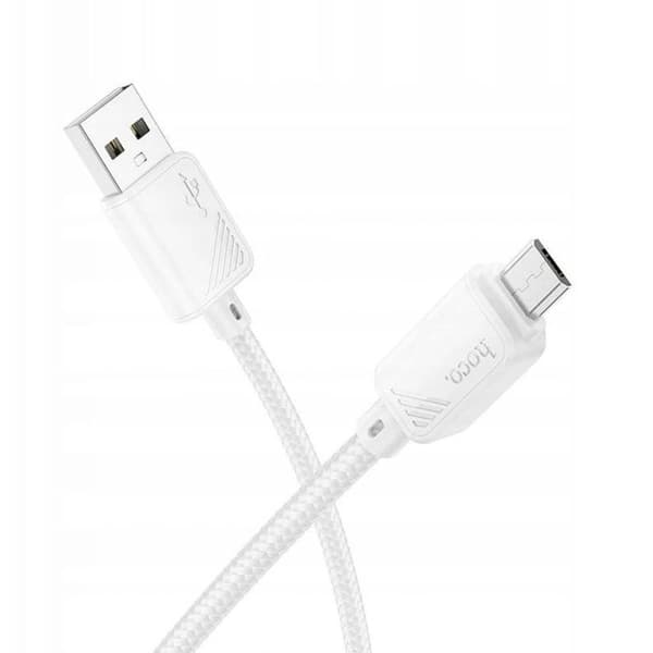 USB A till Micro USB - HOCO - X113 - Micro USB - 2,4 A - 1 m (Vit) Vit