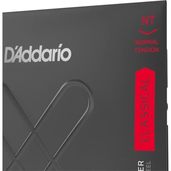 Strängar för klassisk gitarr - D'Addario - XTC45TT - Titan - Normal spänning - Långvarig beläggning guld-
