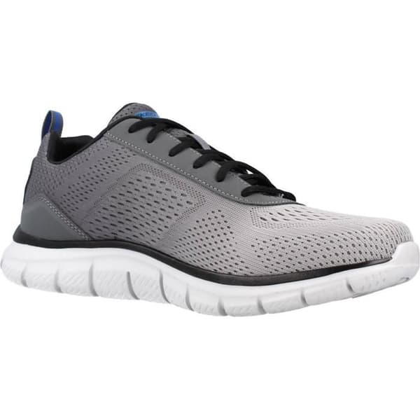 Sneaker - SKECHERS - Track Ripkent - Grå - Spetsar - Textil - Vuxen Grå 42