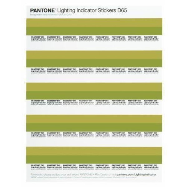 Pantone Lighting Indicator Stickers D65 - 40 D65 Lighting Indicator Stickers - LNDS-1PK-D65
