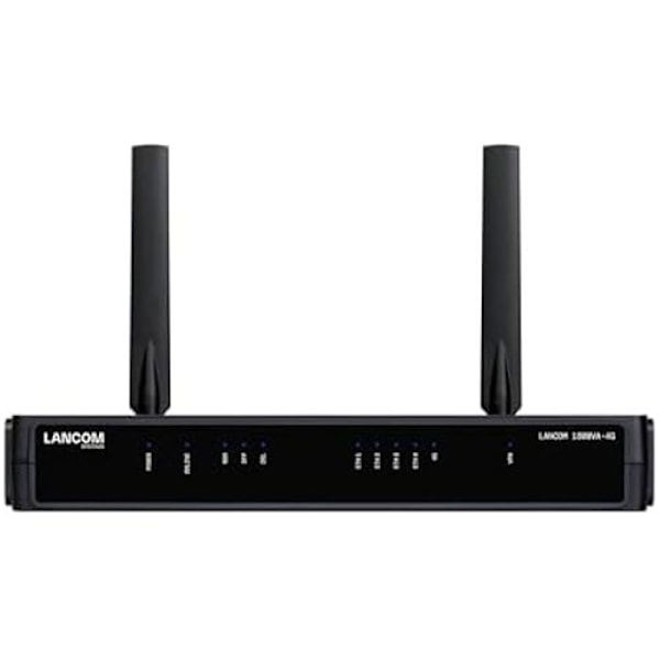 SD-WAN Gateway - LANCOM - 1800VA-4G (EU) - VDSL2/ADSL2+ - Grå - ADSL2+ Modem Svart