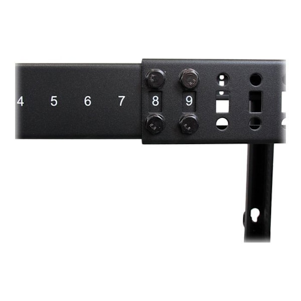 Server Rack - StarTech.com - 4POSTRACK25U - 25U - Justerbart djup - Svart