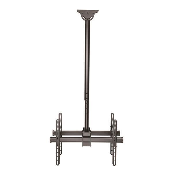 Dubbel takfäste - StarTech.com - FPCEILBTB - För TV-apparater 32" till 75" - Justerbar höjd - Max belastning 45 kg