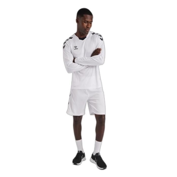 Hummel Core XK sportshorts i polyester för män - vit - storlek 4XL Vit XXXXL