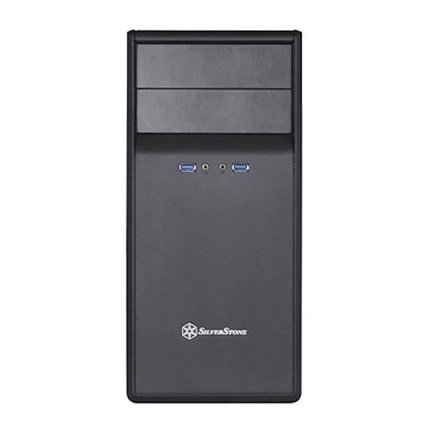 SilverStone SST-PS09B - Precision Micro ATX Mini Tower Datorfodral, svart