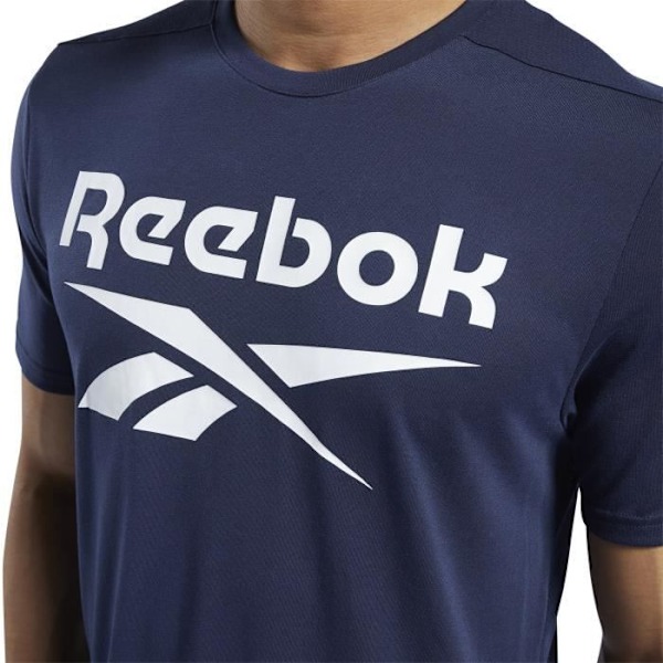 Reebok Workout Ready Supremium Grafisk T-shirt marinblå S