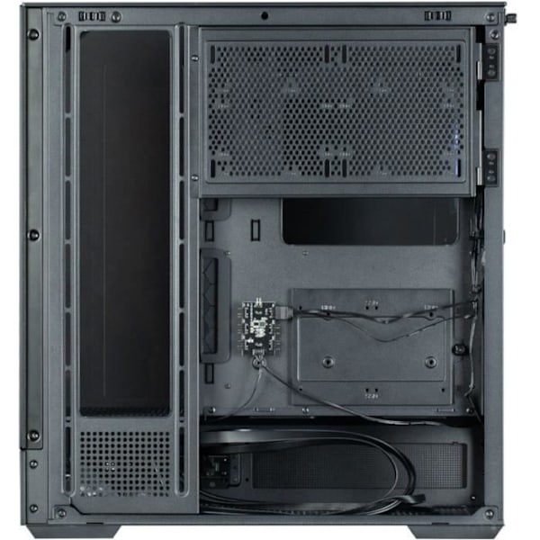 PC Chassi - ZALMAN - P40 Prism - Utan strömförsörjning - Medeltorn - ATX-format - Svart