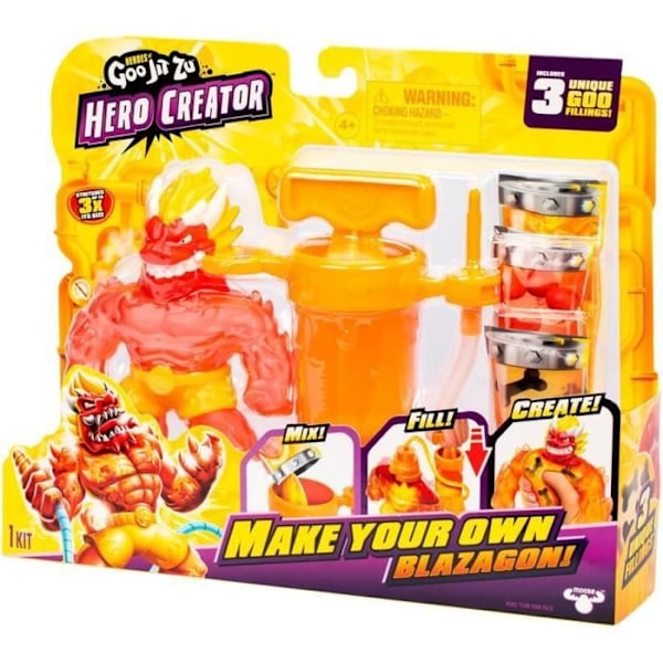 Actionfigur - HEROES OF GOO JIT ZU - CO42785 - Flerfärgad - Anpassningsbar - 3 år och uppåt Flerfärgad