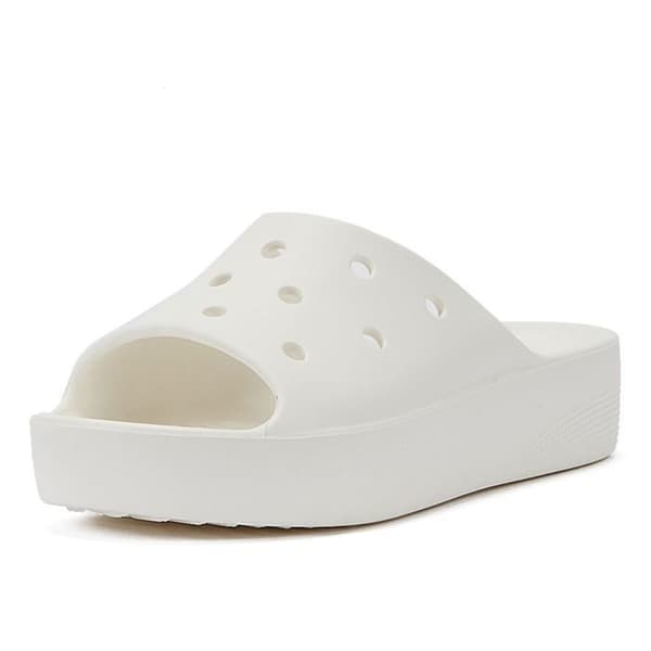 Crocs Classic Platform dam rutschkanor - Vit - Dam - 34/35 Vit 42