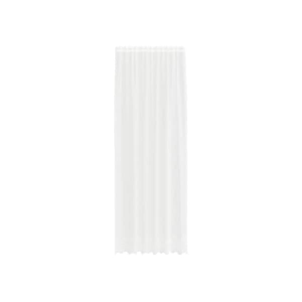 Blommönstrad spetsgardin - vidaXL - Vit - Polyester - 260x150 cm - Ljusfiltrerande - Integritetspaneler Vit