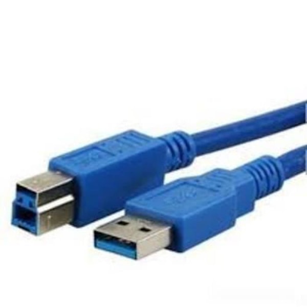 MediaRange MRCS149, 3 m, USB A, USB B, 3.0 (3.1 Gen 1), hane-hane, blå