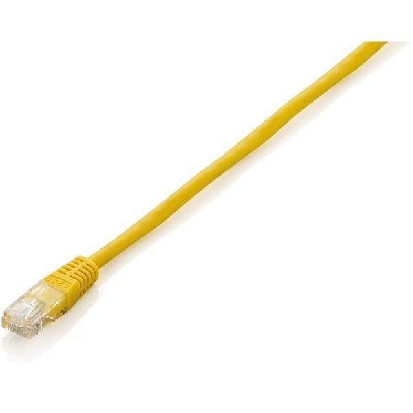 CAT 6 patch sladd - EQUIP - 7,5 m - Gul - U/UTP (UTP) - RJ-45 hane - Guld