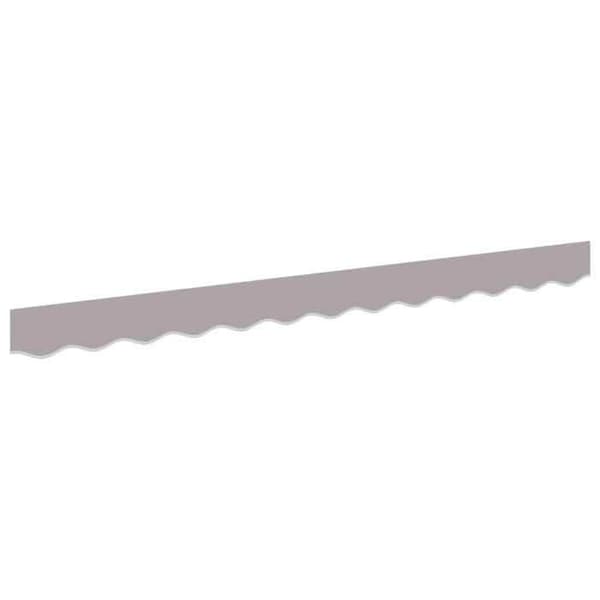 vidaXL Ersättning av valance Ljusgrå 230 x 20 cm Polyester 42000771