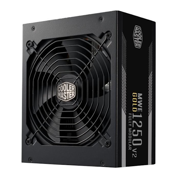 Strömförsörjningsenhet - COOLER MASTER - MWE Gold V2 FM 1250W ATX 3.0 - 80+ Guldcertifiering - Modularitet