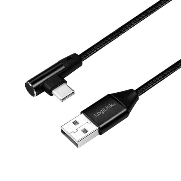 LOGILINK CU0137 USB-KABEL 0,3 M 2,0 USB A USB C SVART