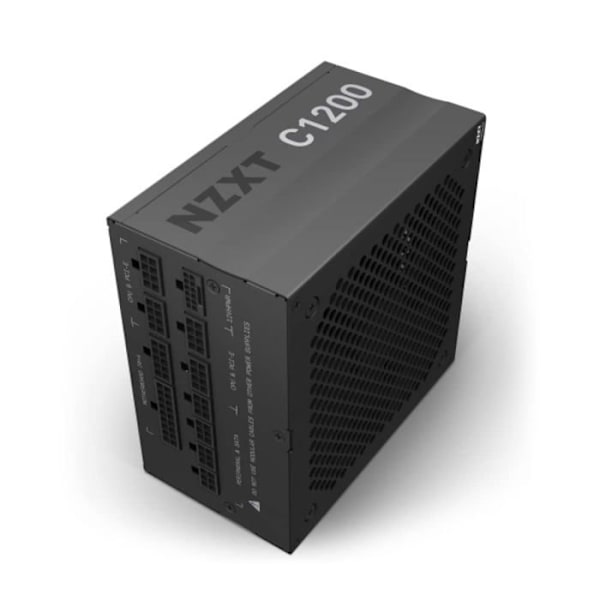 NZXT C1200 STRÖMFÖRSÖRJNING - 1 200 WATT STRÖMFÖRSÖRJNING FÖR GAMI PC Svart