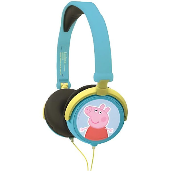 Peppa Pig stereohörlurar - Lexibook - Justerbara - Unisex - 4 år och uppåt Flerfärgad