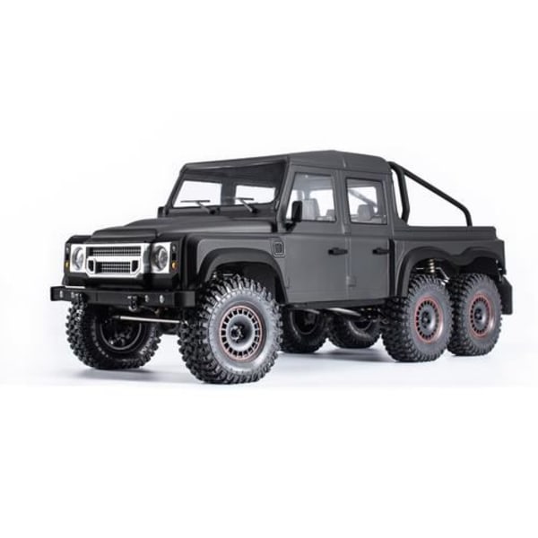 Bandbil - AMEWI - AMXROCK RCX103R SCALE CRAWLER 6X6 PICK-UP - Batteri - Svart - 14 år Svart