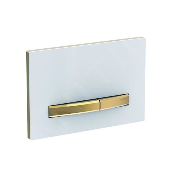 GEBERIT SIGMA50 - 2-NYCKELS TRIGGERPLATA, VIT - MÄSSING 11
